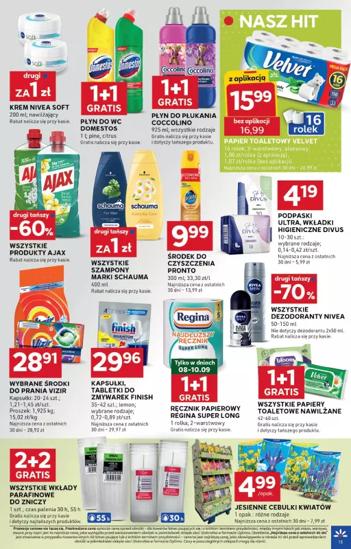 Stokrotka - gazetka promocyjna Gazetka Optima od czwartku 04.09 do środy 10.09 - strona 15