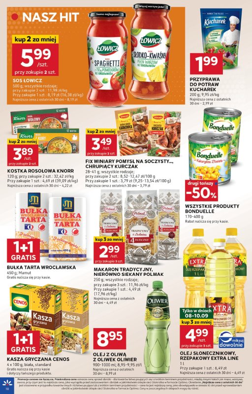 Stokrotka - gazetka promocyjna Gazetka Optima od czwartku 04.09 do środy 10.09 - strona 10