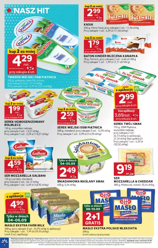 Stokrotka - gazetka promocyjna Gazetka Optima od czwartku 04.09 do środy 10.09 - strona 6
