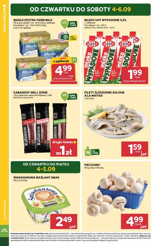 Stokrotka - gazetka promocyjna Gazetka Supermarket od czwartku 04.09 do środy 10.09 - strona 2