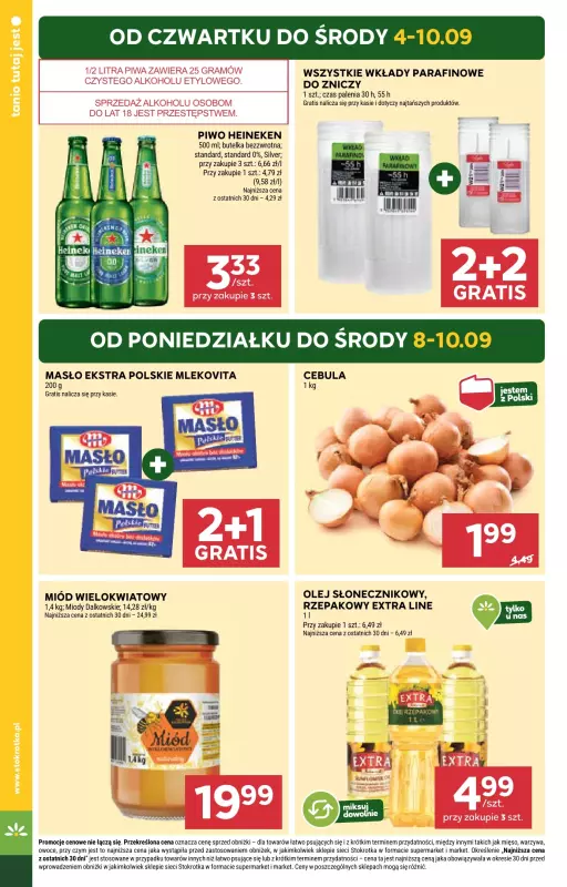Stokrotka - gazetka promocyjna Gazetka Market od czwartku 04.09 do środy 10.09 - strona 4