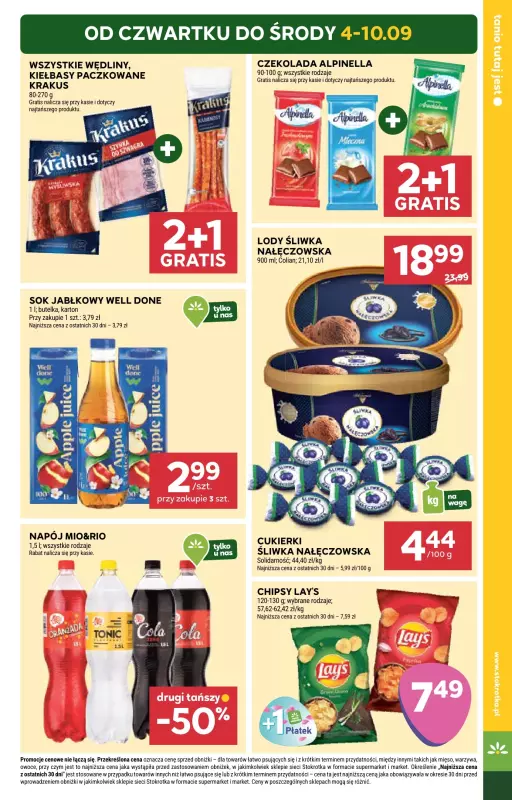 Stokrotka - gazetka promocyjna Gazetka Market od czwartku 04.09 do środy 10.09 - strona 3