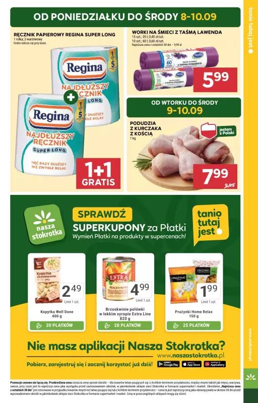 Stokrotka - gazetka promocyjna Gazetka Market od czwartku 04.09 do środy 10.09 - strona 5