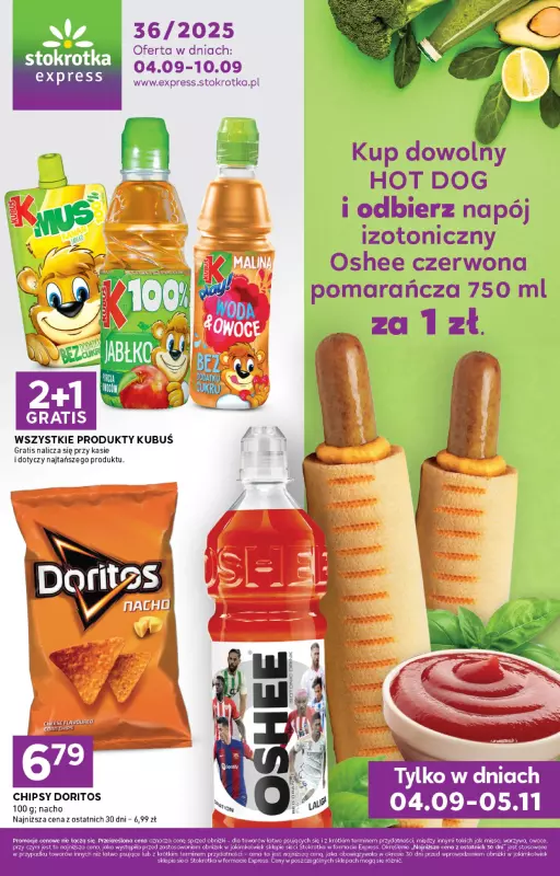 Stokrotka - gazetka promocyjna Gazetka Express od czwartku 04.09 do środy 10.09