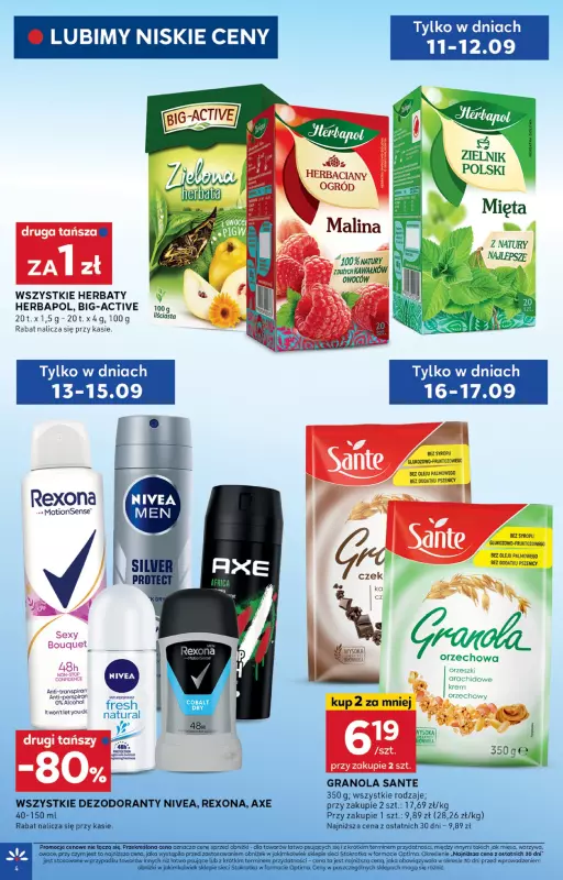 Stokrotka - gazetka promocyjna Gazetka Optima od czwartku 11.09 do środy 17.09 - strona 4