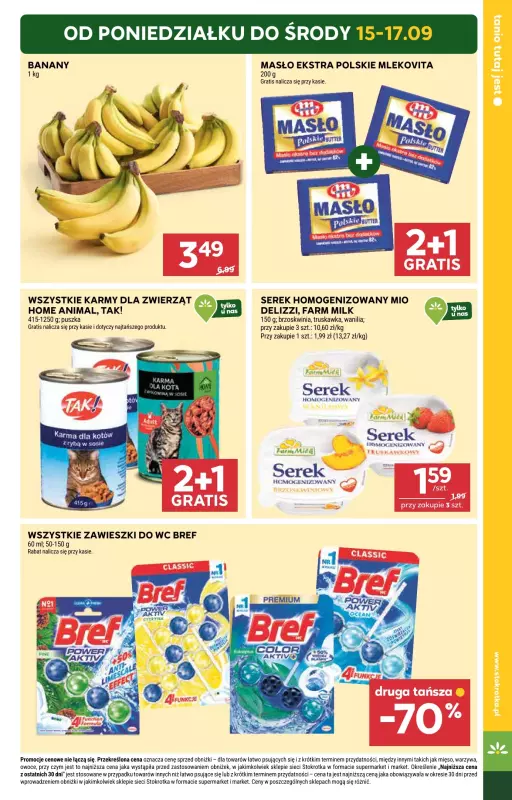 Stokrotka - gazetka promocyjna Gazetka Market od czwartku 11.09 do środy 17.09 - strona 5