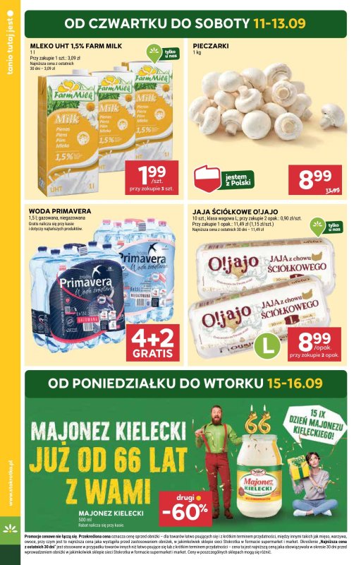 Stokrotka - gazetka promocyjna Gazetka Market od czwartku 11.09 do środy 17.09 - strona 4