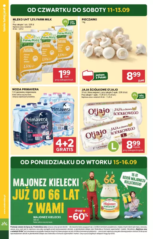 Stokrotka - gazetka promocyjna Gazetka Market od czwartku 11.09 do środy 17.09 - strona 4