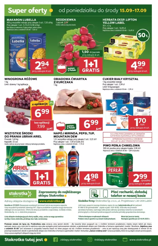 Stokrotka - gazetka promocyjna Gazetka Market od czwartku 11.09 do środy 17.09 - strona 31
