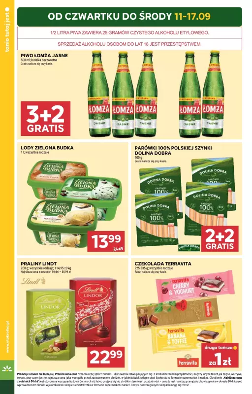 Stokrotka - gazetka promocyjna Gazetka Supermarket od czwartku 11.09 do środy 17.09 - strona 2