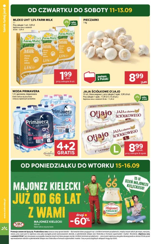 Stokrotka - gazetka promocyjna Gazetka Supermarket od czwartku 11.09 do środy 17.09 - strona 4