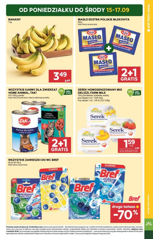 Stokrotka - gazetka promocyjna Gazetka Supermarket od czwartku 11.09 do środy 17.09 - strona 5