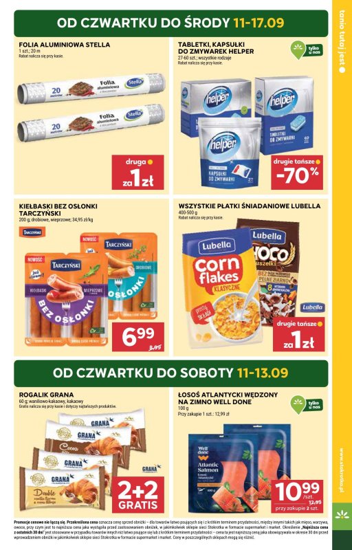 Stokrotka - gazetka promocyjna Gazetka Supermarket od czwartku 11.09 do środy 17.09 - strona 3
