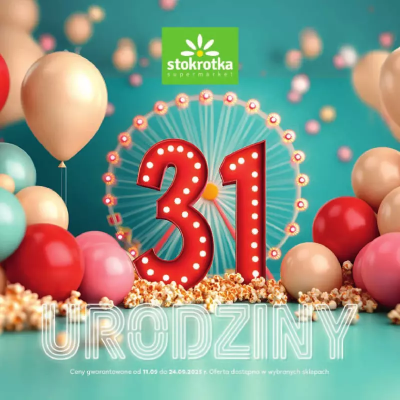 Stokrotka - gazetka promocyjna Katalog Urodziny! od czwartku 11.09 do środy 24.09