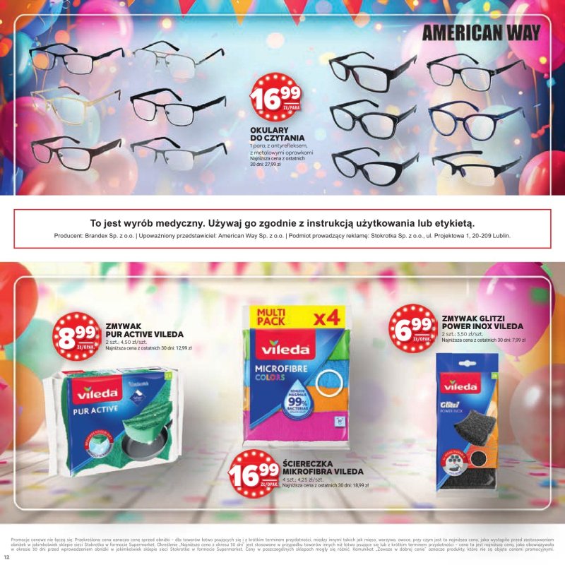 Stokrotka - gazetka promocyjna Katalog Urodziny! od czwartku 11.09 do środy 24.09 - strona 12