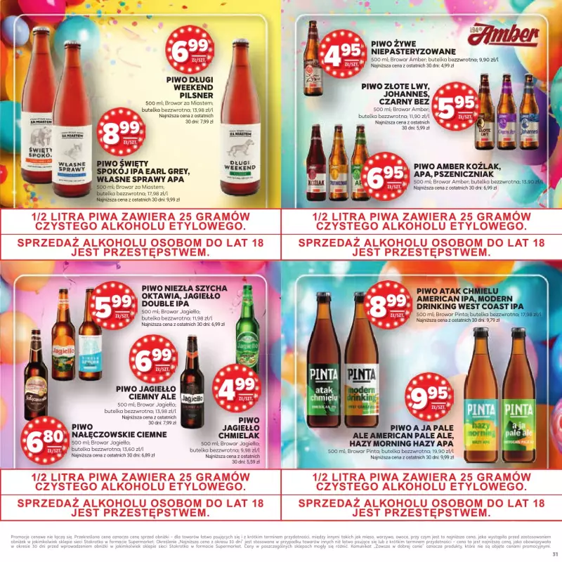 Stokrotka - gazetka promocyjna Katalog Urodziny! od czwartku 11.09 do środy 24.09 - strona 31