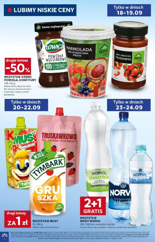 Stokrotka - gazetka promocyjna Gazetka Optima od czwartku 18.09 do środy 24.09 - strona 4