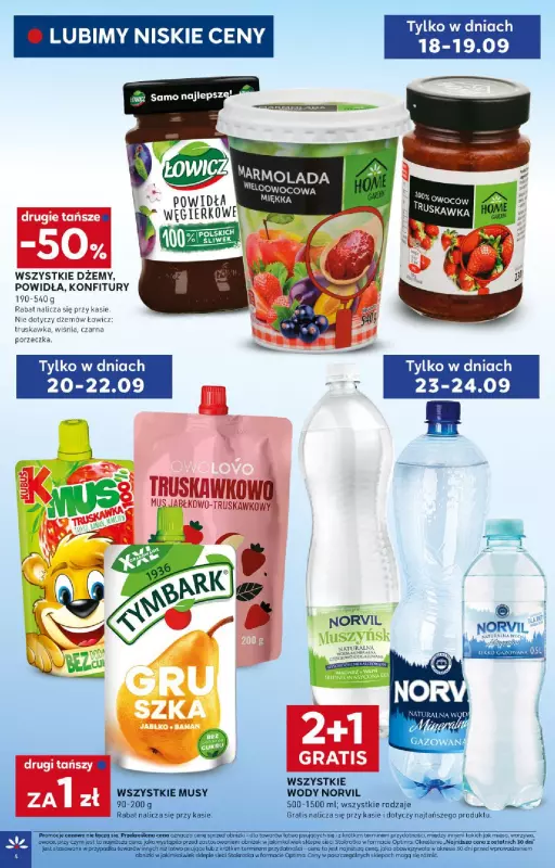 Stokrotka - gazetka promocyjna Gazetka Optima od czwartku 18.09 do środy 24.09 - strona 4