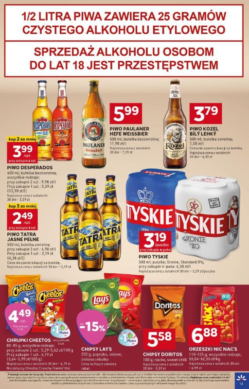 Stokrotka - gazetka promocyjna Gazetka Optima od czwartku 18.09 do środy 24.09 - strona 13