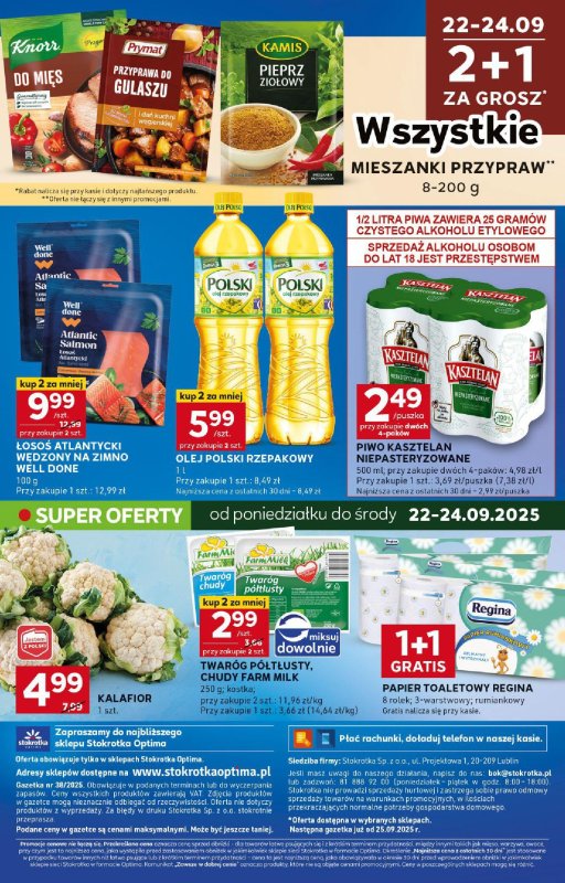 Stokrotka - gazetka promocyjna Gazetka Optima od czwartku 18.09 do środy 24.09 - strona 16