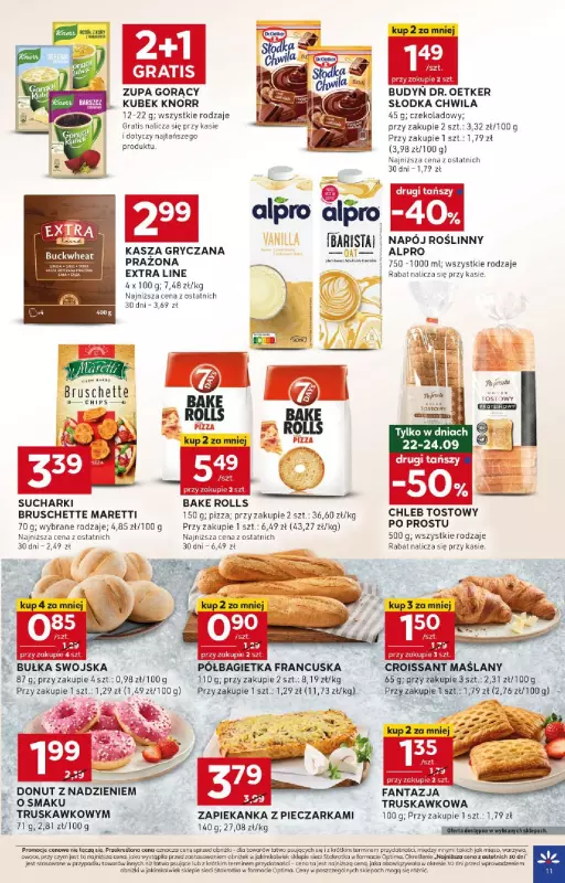 Stokrotka - gazetka promocyjna Gazetka Optima od czwartku 18.09 do środy 24.09 - strona 11