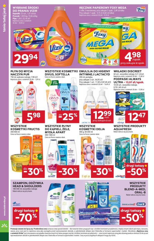 Stokrotka - gazetka promocyjna Gazetka Supermarket od czwartku 18.09 do środy 24.09 - strona 36