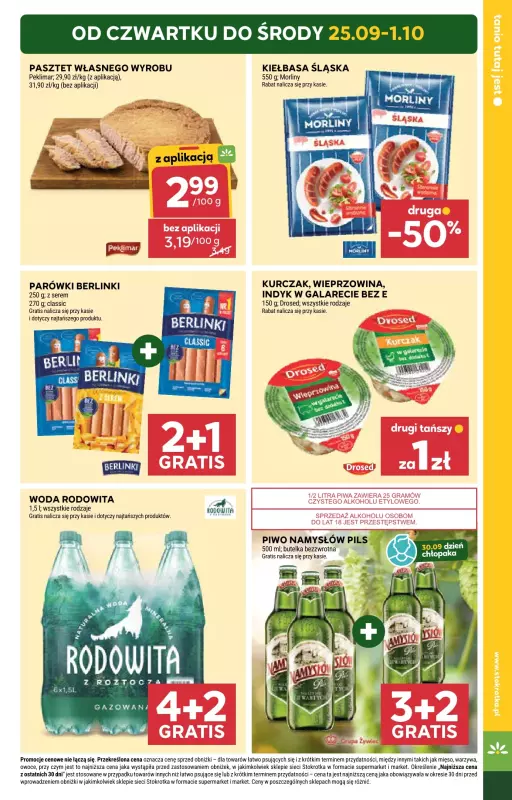 Stokrotka - gazetka promocyjna Gazetka Supermarket od czwartku 25.09 do środy 01.10 - strona 3