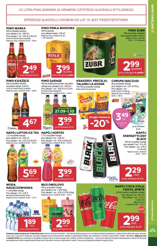 Stokrotka - gazetka promocyjna Gazetka Supermarket od czwartku 25.09 do środy 01.10 - strona 25