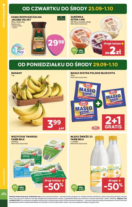 Stokrotka - gazetka promocyjna Gazetka Supermarket od czwartku 25.09 do środy 01.10 - strona 4