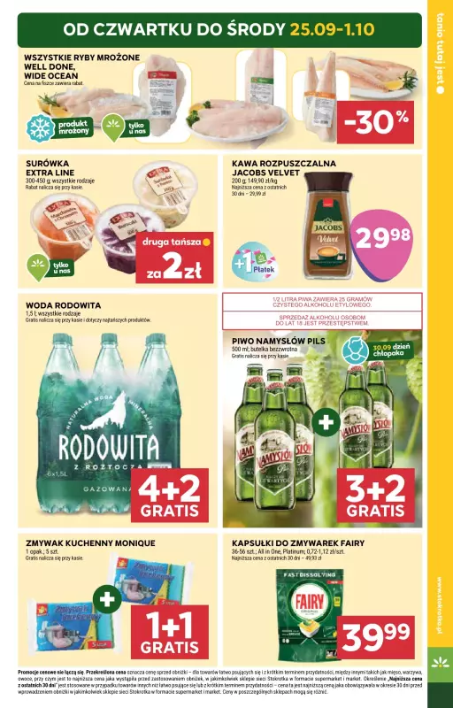 Stokrotka - gazetka promocyjna Gazetka Market od czwartku 25.09 do środy 01.10 - strona 5