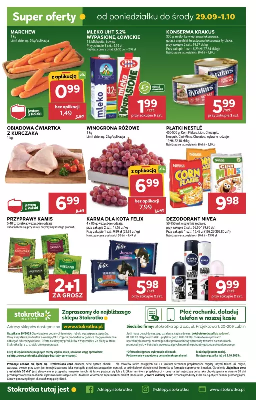 Stokrotka - gazetka promocyjna Gazetka Market od czwartku 25.09 do środy 01.10 - strona 30