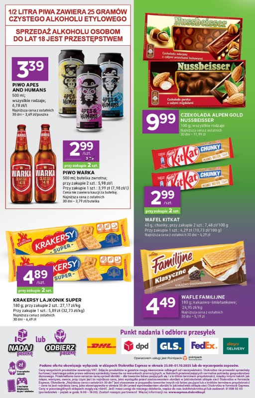 Stokrotka - gazetka promocyjna Gazetka Express od czwartku 25.09 do środy 01.10 - strona 6