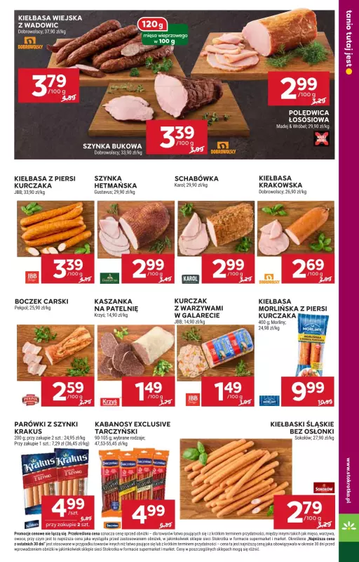 Stokrotka - gazetka promocyjna Gazetka Supermarket od czwartku 02.10 do środy 08.10 - strona 11
