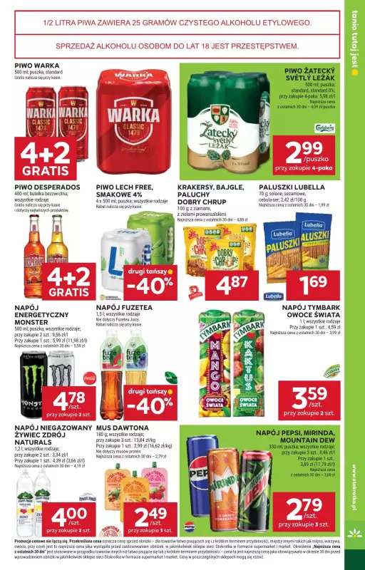 Stokrotka - gazetka promocyjna Gazetka Supermarket od czwartku 02.10 do środy 08.10 - strona 23