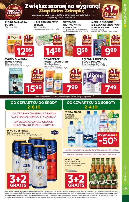 Stokrotka - gazetka promocyjna Gazetka Supermarket od czwartku 02.10 do środy 08.10 - strona 5