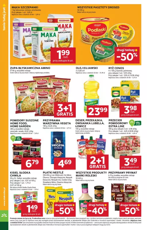 Stokrotka - gazetka promocyjna Gazetka Market od czwartku 02.10 do środy 08.10 - strona 18