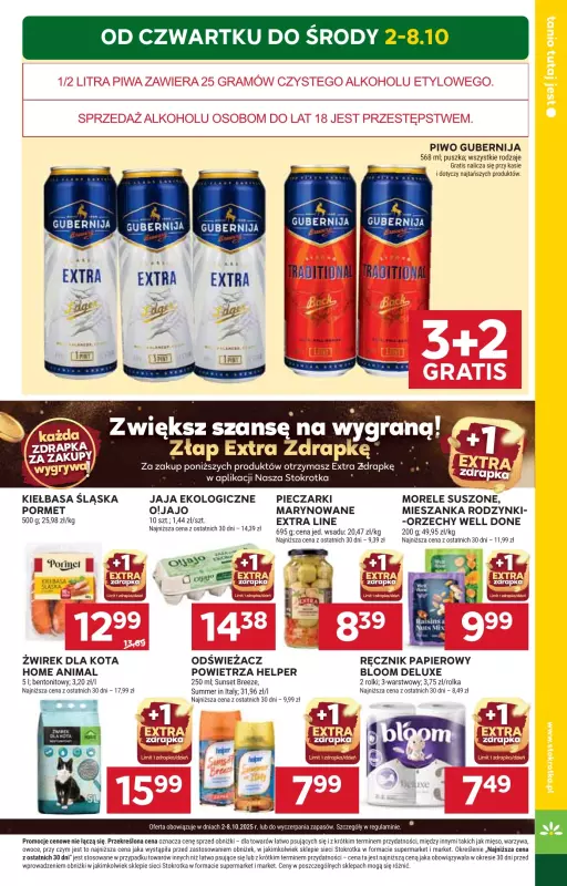 Stokrotka - gazetka promocyjna Gazetka Market od czwartku 02.10 do środy 08.10 - strona 5