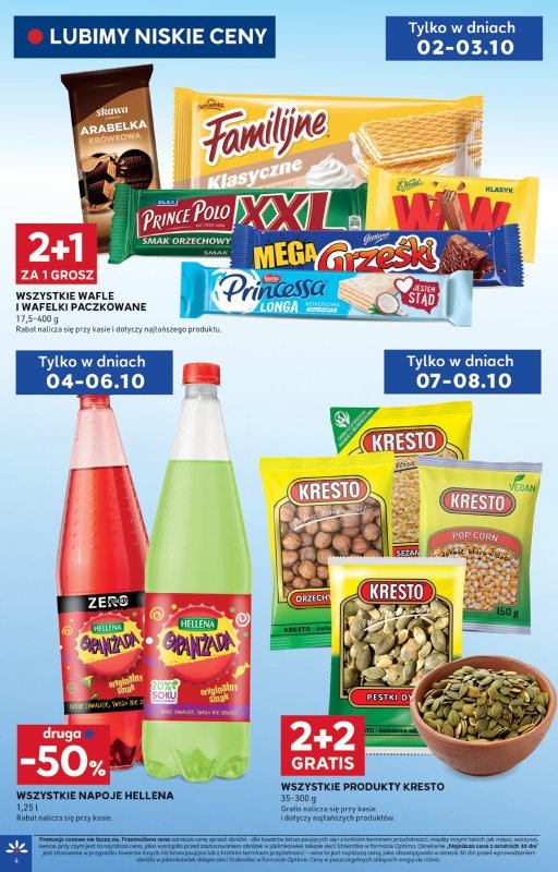 Stokrotka - gazetka promocyjna Gazetka Optima od czwartku 02.10 do środy 08.10 - strona 4