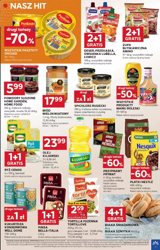 Stokrotka - gazetka promocyjna Gazetka Optima od czwartku 02.10 do środy 08.10 - strona 11