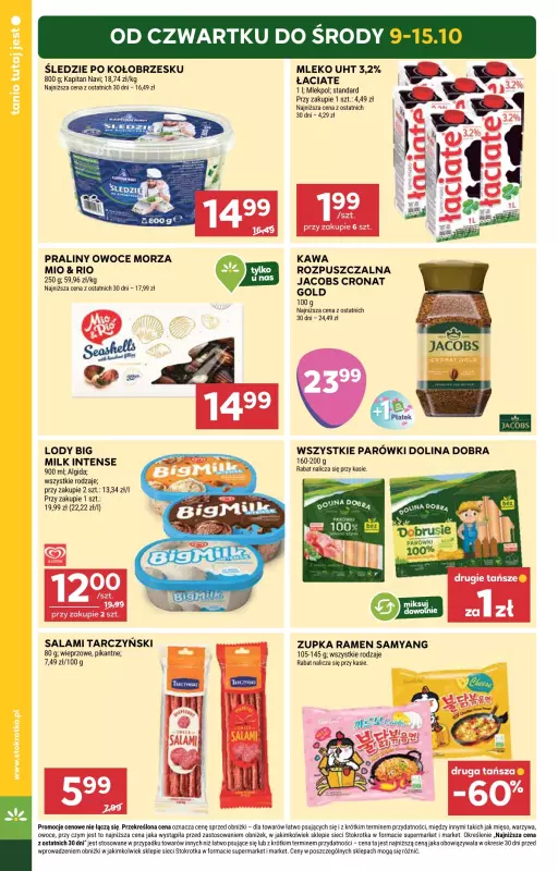 Stokrotka - gazetka promocyjna Gazetka Supermarket od czwartku 09.10 do środy 15.10 - strona 2