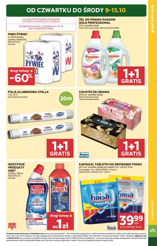 Stokrotka - gazetka promocyjna Gazetka Supermarket od czwartku 09.10 do środy 15.10 - strona 3