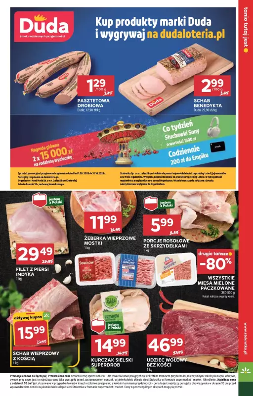 Stokrotka - gazetka promocyjna Gazetka Market od czwartku 09.10 do środy 15.10 - strona 11