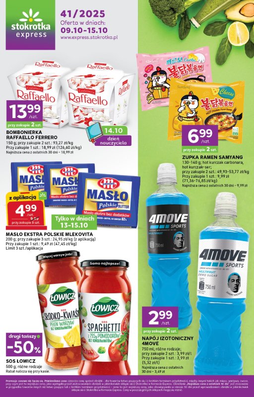 Stokrotka - gazetka promocyjna Gazetka Express od czwartku 09.10 do środy 15.10