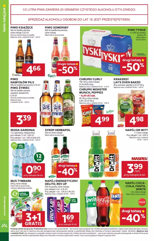 Stokrotka - gazetka promocyjna Gazetka Supermarket od czwartku 16.10 do środy 22.10 - strona 34