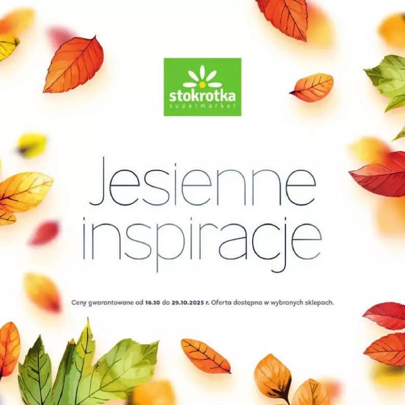 Stokrotka - gazetka promocyjna Katalog Jesienne inspiracje  