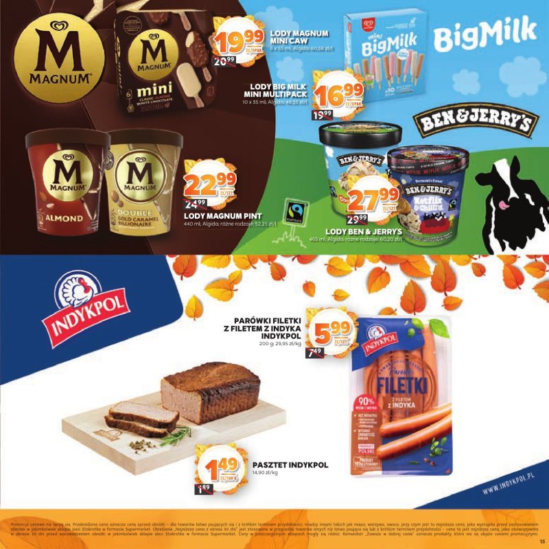 Stokrotka - gazetka promocyjna Katalog Jesienne inspiracje  do środy 29.10 - strona 15