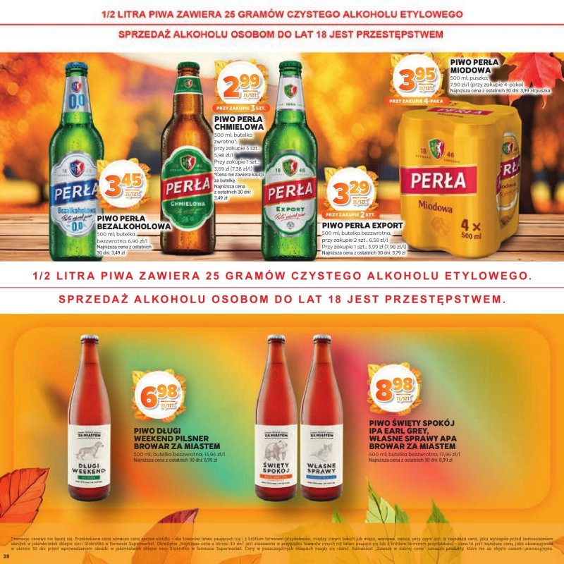 Stokrotka - gazetka promocyjna Katalog Jesienne inspiracje  do środy 29.10 - strona 28
