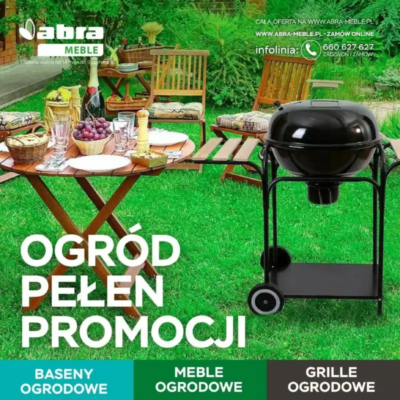 Abra Meble - gazetka promocyjna Ogród pełen emocji od piątku 31.05 do niedzieli 09.06