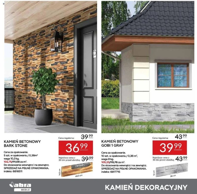 Abra Meble - gazetka promocyjna Rabaty na panele, lamele i kamienie od wtorku 29.04 do czwartku 15.05 - strona 14
