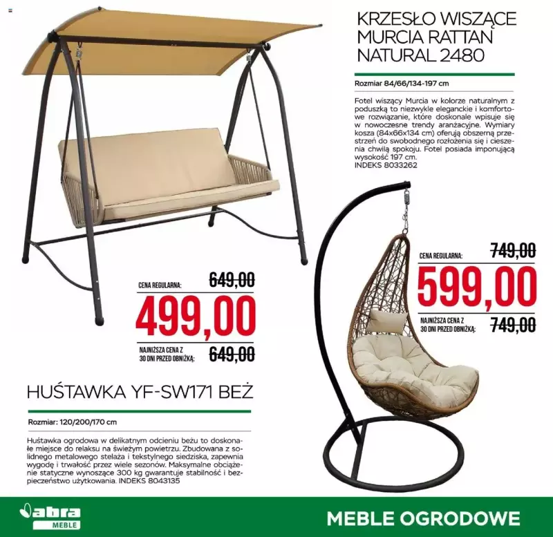 Abra Meble - gazetka promocyjna Gazetka od środy 04.06 do poniedziałku 23.06 - strona 18
